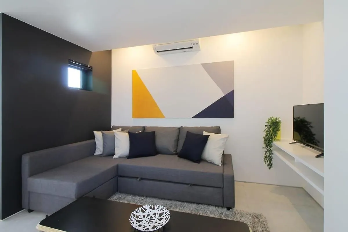 Apartamento Bhotel Heiwaodori 902 - Huge Apt In Famous Hiroshima Dori For 6P